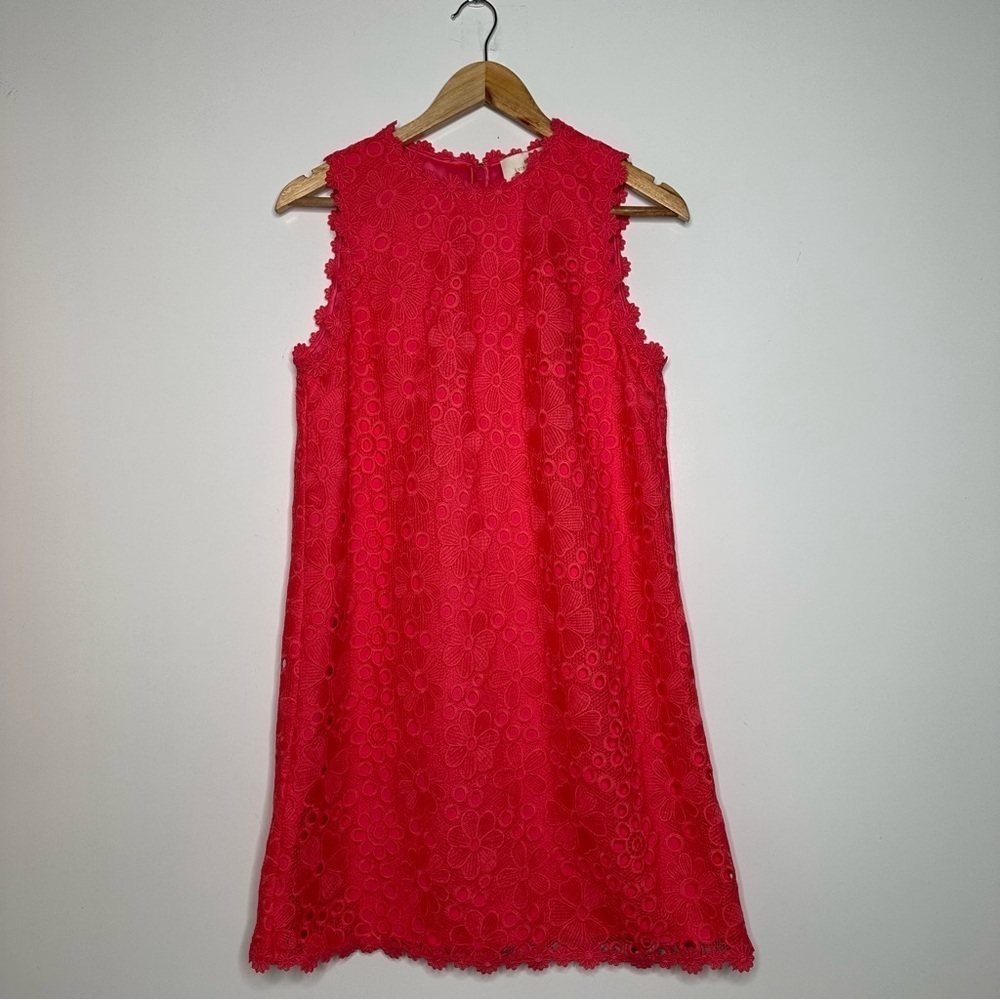 Kate Spade Shore Thing Lace Shift Dress in Peach Sherbet Size 4 - Picture 3 of 10